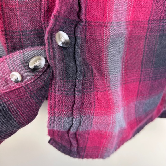 Vintage Men’s Flannel button down shirt size L - Picture 6 of 7